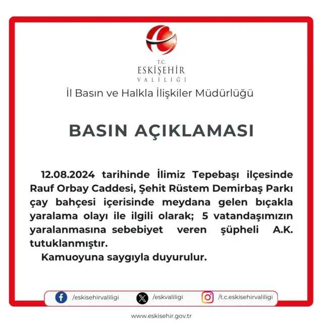 valilik basın açıklaması 