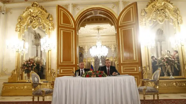 Erdoğan ve Putin.