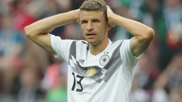 মেক্সিকোর কাছে পরাজয়ের পর বিভ্রান্ত, হতাশ টমাস মুলার, জুন ১৭, ২০১৮