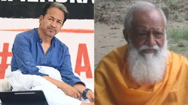 सोनम वांगचूक (डावीकडे) आणि प्रा. डॉ. जी.डी अग्रवाल (उजवीकडे)