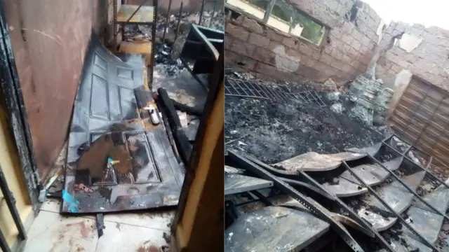 Ụlọọrụ Inec a gbara ọkụ n'Enugwu steeti