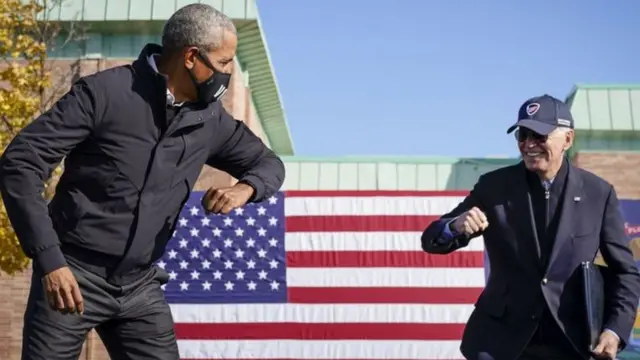 Barack Obama and Joe Biden