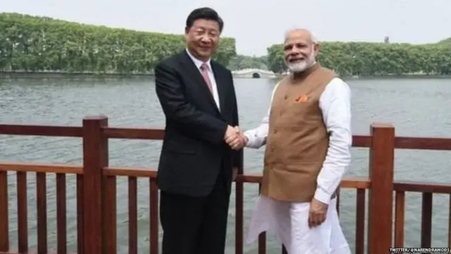 नरेंद्र मोदी - शी जिनपिंग