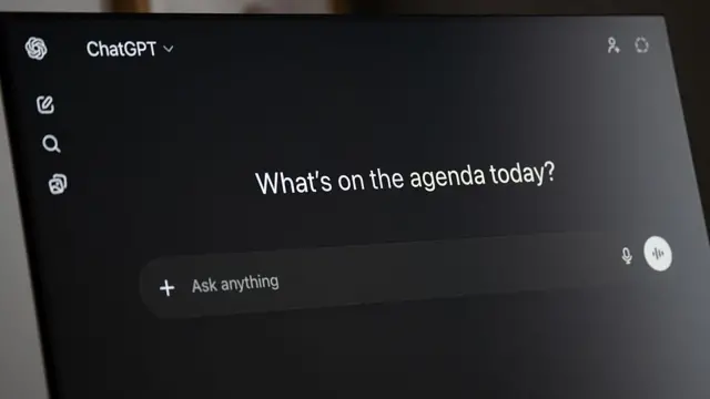 Una pantalla de ChatGPT