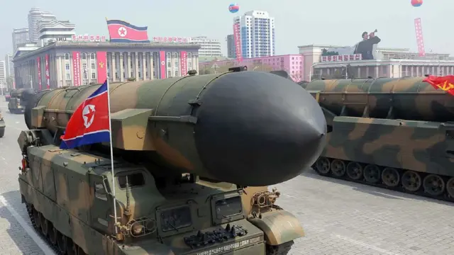 North Korean military parade