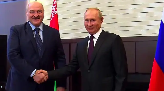 Lukashenko e Putin