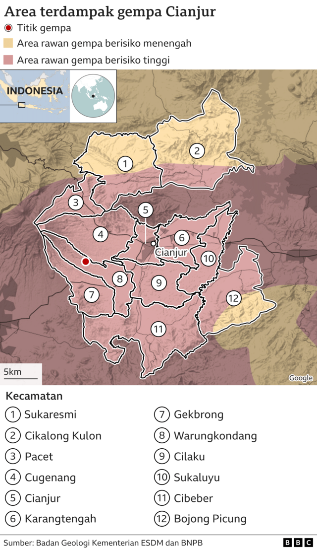 Gempa Cianjur ‘berulang Setiap 20 Tahun’, Literasi Bencana Yang Rendah ...