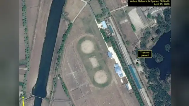 ஏப்ரல் 15ஆம் தேதி எடுக்கப்பட்ட புகைப்படத்தில் ரயில் இல்லை