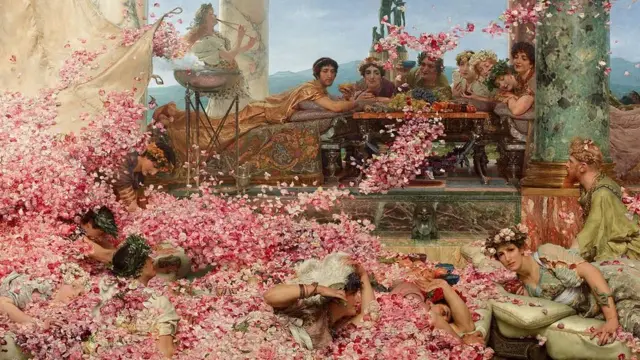 Las rosas de Heliogábalo, Sir Lawrence Alma-Tadema, 1888