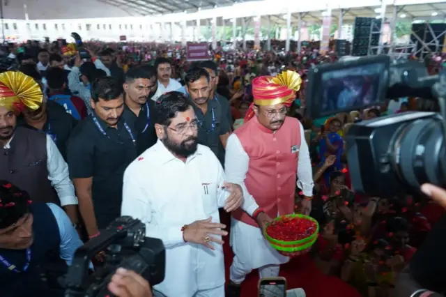 राजेश क्षीरसागर आणि मुख्यमंत्री एकनाथ शिंदे