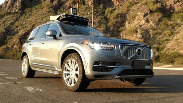 Auto de Uber sin conductor