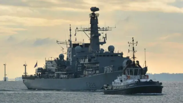 Корабль ВМФ Великобритании HMS Lancaster