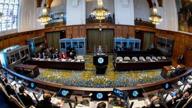 Sala de la Corte Penal Internacional