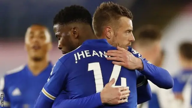 Kelechi Iheanacho na Jamie Vardy