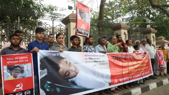 নুসরাত জাহান রাফি হত্যাকাণ্ডের প্রতিবাদে ঢাকায় সিপিবি'র প্রতিবাদ সমাবেশ