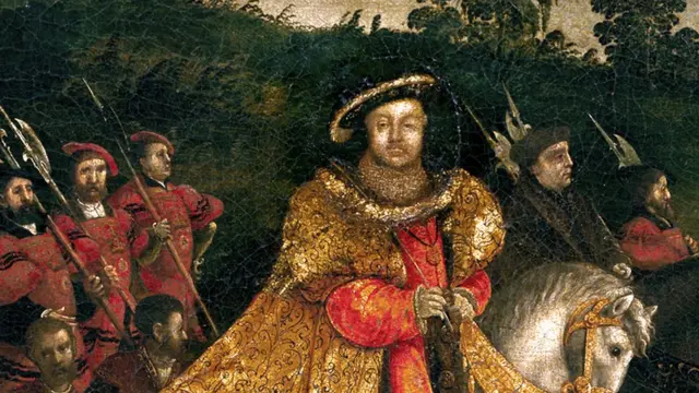 Фрагмент картины, Генрих VIII и йомены охраны