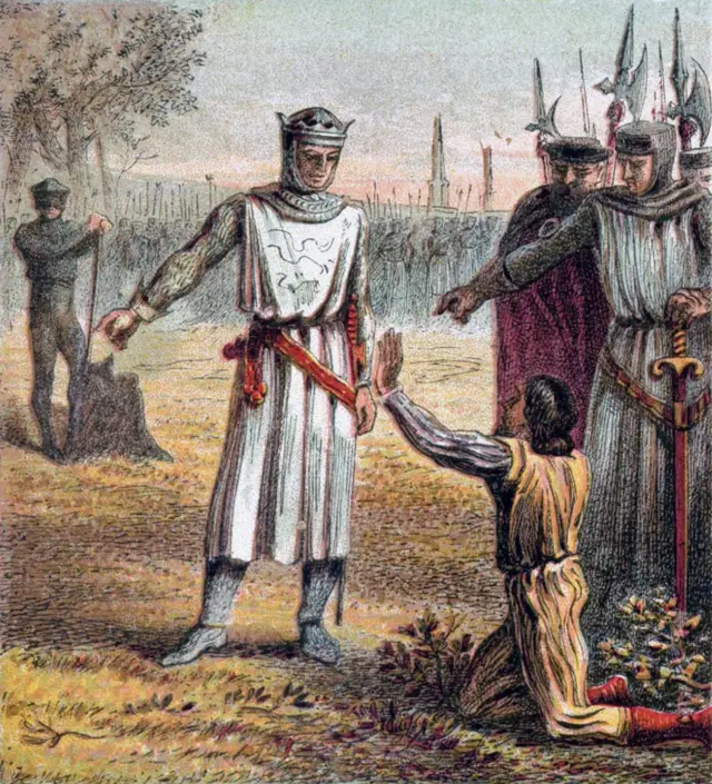 Гавестон перед казнью