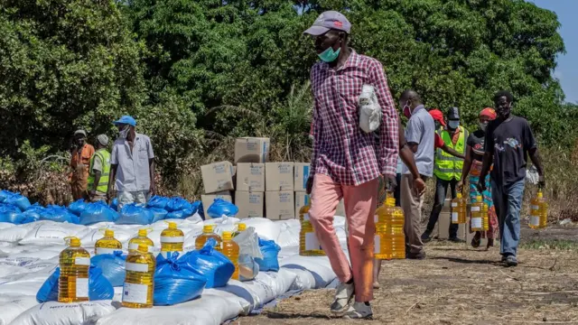 Bantuan WFP di Mozambique.