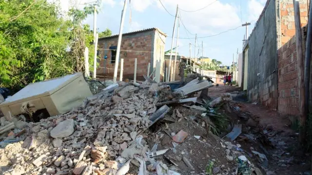 Barricada na ocupação Izidora