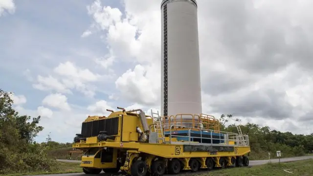 transporte de un cohete