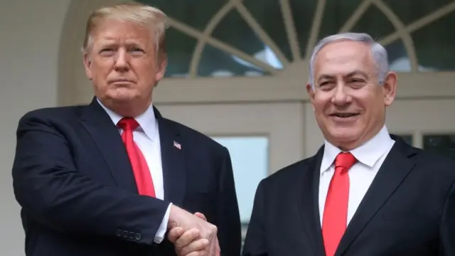 Trump y Netanyahu.
