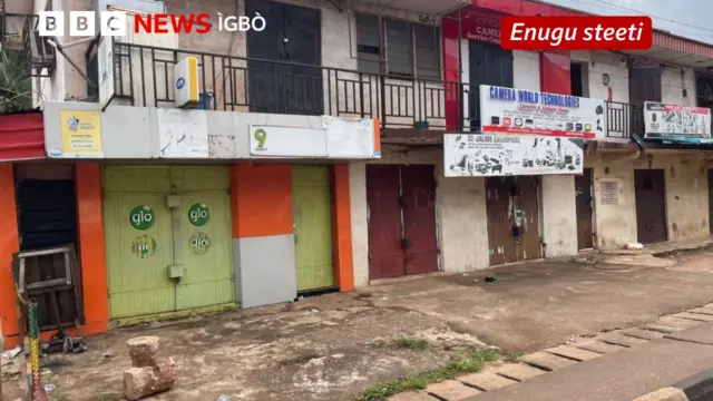 Ụfọdụ ebe azụmaahịa gbachiri agbachi n'Enugu