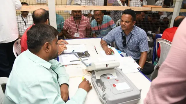 રાજકોટમાં મતગણતરીમથક