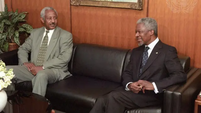 ሃይለ መንቀርዮስ ምስ ኮፊ ኣናን