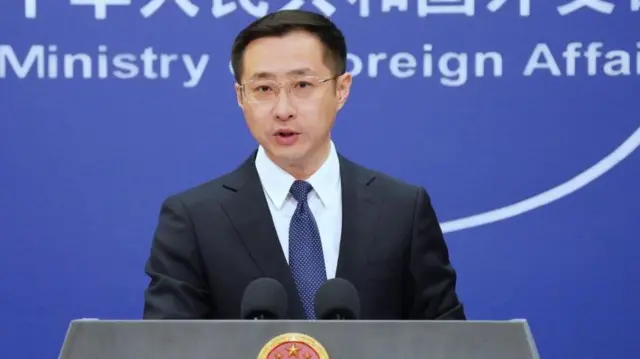 चीन के विदेश मंत्रालय के प्रवक्ता लिन जियान