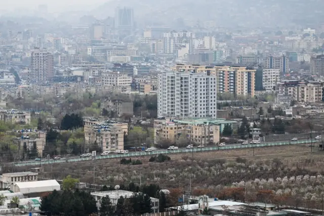 نمایی از شهر کابل