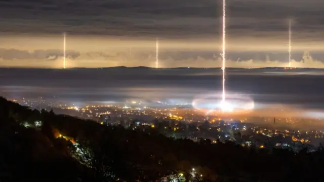 Бул сүрөтчүнүн фантазиясы - бирок, баяндамачылардын айтымында, жер жүзүндөгү бир дагы технологиянын алар көргөн БУОго кымындай да окшоштугу жок.