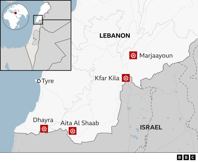 BBC yashoboye kugenzura mu bwigenge ikoreshwa ry’ivyuka vya phosphore n;'igisirikare ca Israel mu bisagara n'ibigwati vyo muri Libani hagati ya Gitugutu 2023 na Ntwarante 2024