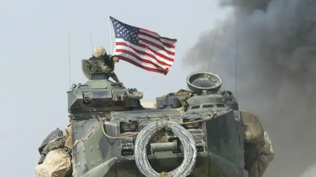 ইরাকের কাছে গণবিধ্বংসী অস্ত্র আছে, এই অভিযোগে দেশটির ওপরে হামলা চালায় যুক্তরাষ্ট - ফাইল ছবি