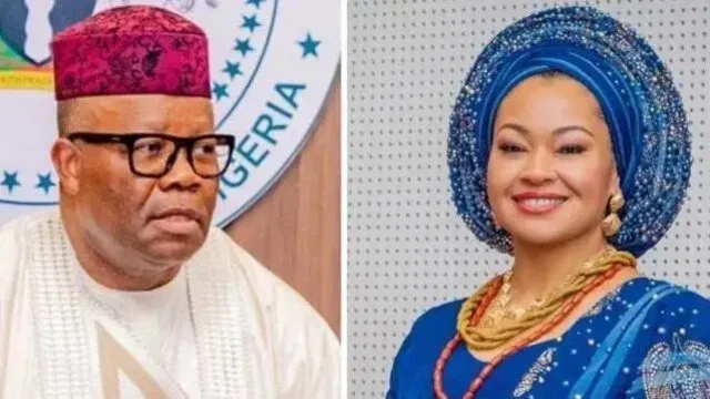 Sanata Akpabio da takwararsa Natasha Akpoti