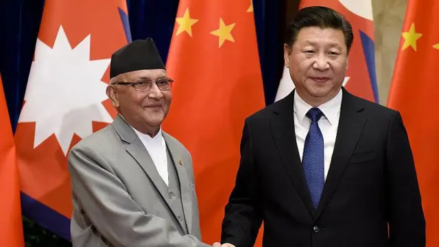 केपी शर्मा ओली और शी जिनपिंग