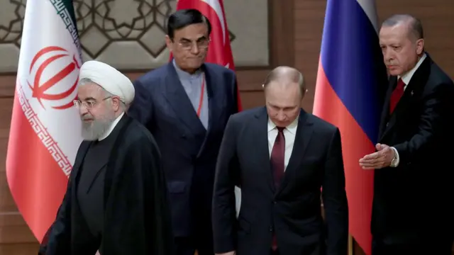 Ruhani, Erdoğan ve Putin