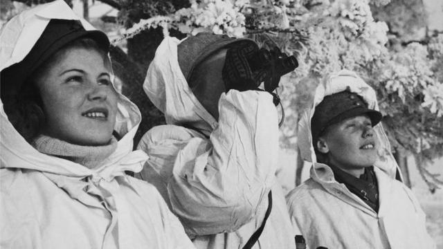 Финские зенитчицы во время Зимней войны против СССР (1939-1940 гг.)