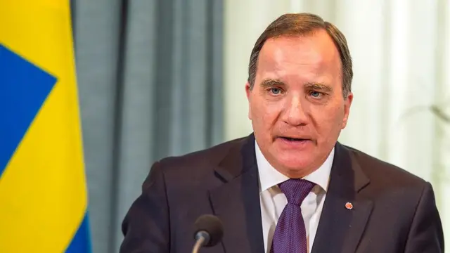 رئيس الوزراء السويدي ستيفان لوفين