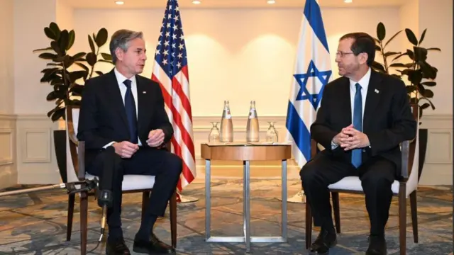 أنتوني بلينكن وإسحق هيرتسوغ