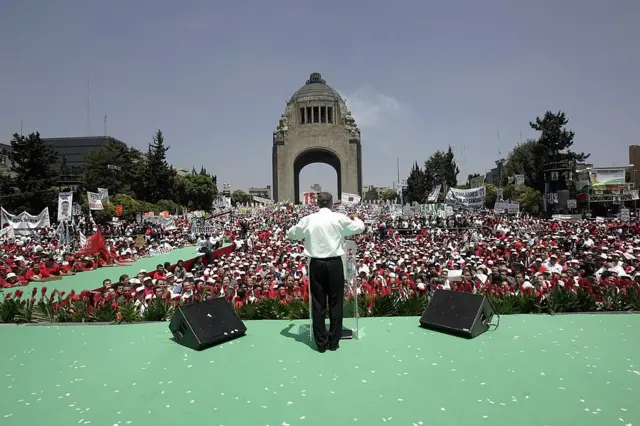 Un mitin del PRI en Ciudad de MÃ©xico