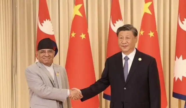 प्रचण्ड र सी जिनपिङ