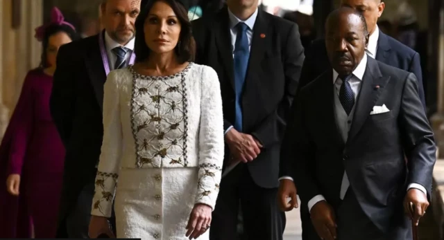 አሊ ቦንጎ እና ባቤታቸው በንጉሥ ቻርልስ በዓለ ሲመት