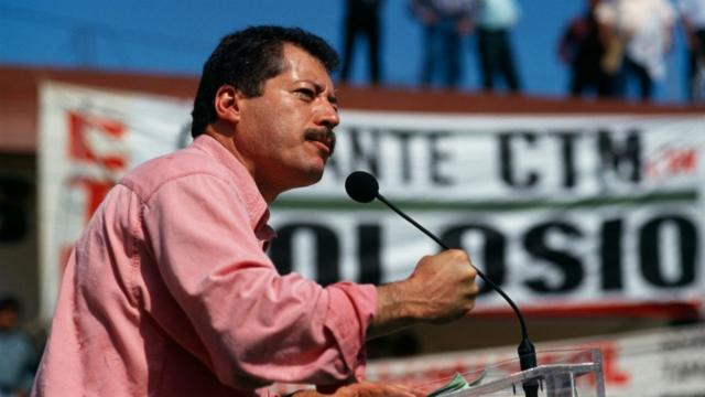Luis Donaldo Colosio era el candidato favorito en la elección presidencial de 1994.