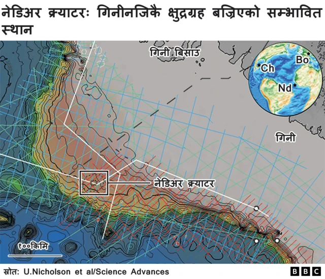 डाइनोसरको अवस्था देखाउने ग्राफिक्स