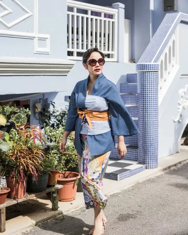 Singaporean fashion designer Oniatta Effendi creates modern versions of the kebaya