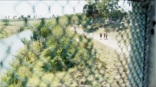 El puente que separa Matamoros de Brownsville.