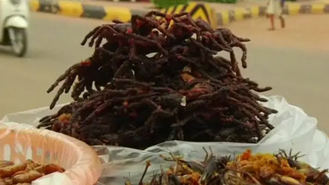 แมงมุมยักษ์ทอด