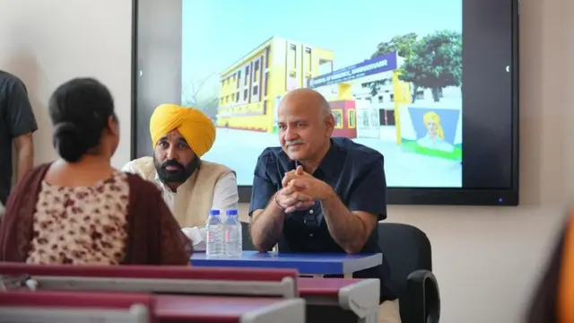 ਭਗਵੰਤ ਮਾਨ ਅਤੇ ਸਿਸੋਦੀਆ