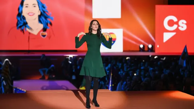 Inés Arrimadas en un mitin