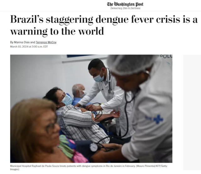 Reproduçãopix bet apostareportagem do Washington Post cujo títulopix bet apostainglês é: Brazil’s staggering dengue fever crisis is a warning to the world